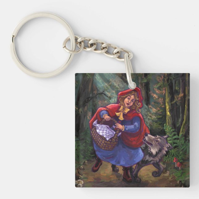Porte-clefs Petit Chaperon Rouge (Devant)