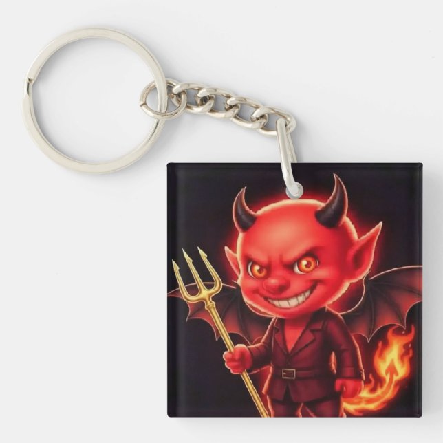 Porte-clefs Petit Diable effronté (Devant)