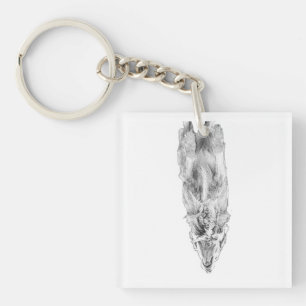 Porte-clefs Petit guide doré calme