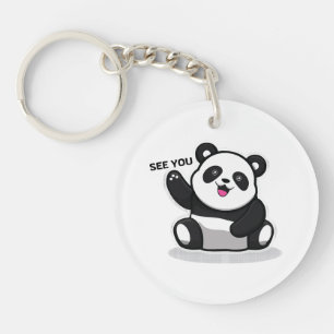 Porte-clefs petit panda mignon