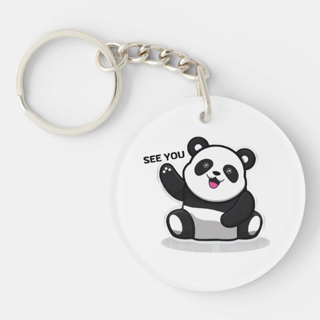 Porte-clefs petit panda mignon (Devant)