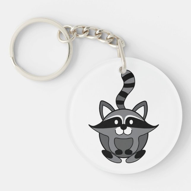 Porte-clefs Petit Raton Laveur (Devant)