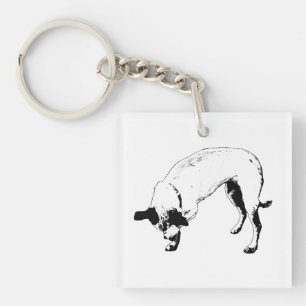 Porte-clefs Petit Terrier Joie