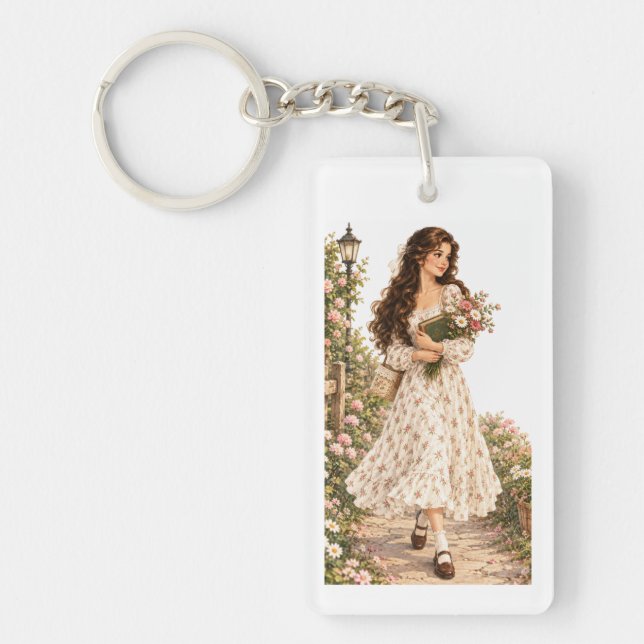 PORTE-CLEFS PETITE ÂME VINTAGE (Devant)