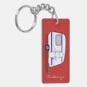 Porte-clefs Petite caravane profilée de gitan de remorque