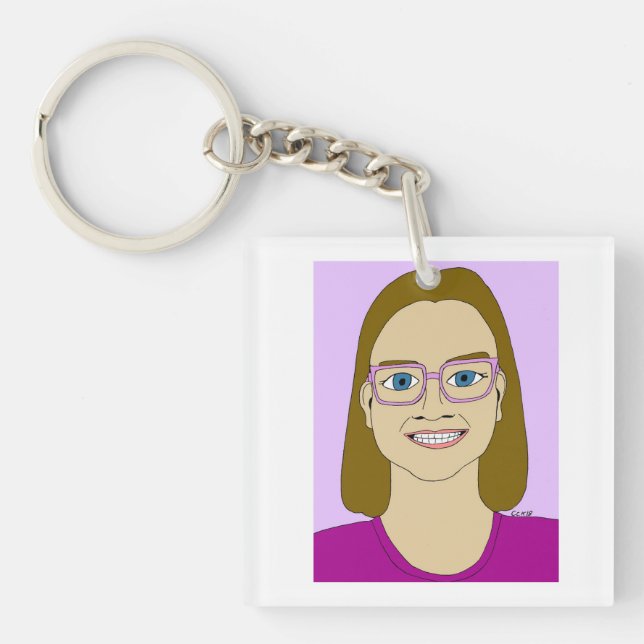 Porte-clefs petite fille (Devant)