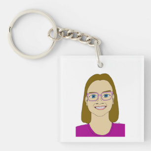 Porte-clefs petite fille porte - clé