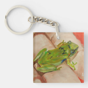 Porte-clefs Petite grenouille tropicale
