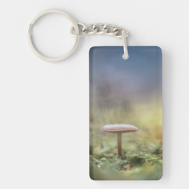 Porte-clefs Petite photo de la nature des champignons (Devant)