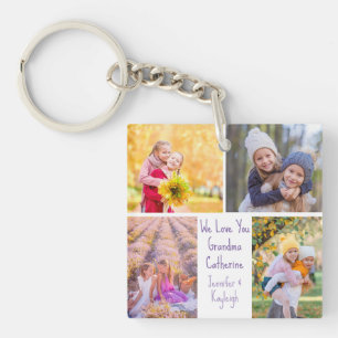 Porte-clefs Petites filles mignonnes Photos Nous Vous Aimons G