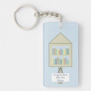 Porte-clefs Peu de porte - clé personnalisé de bibliothèque
