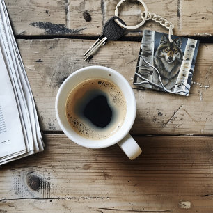 Porte-clefs Peupliers de peupliers de loup de bois Alpha