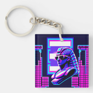 Porte-clefs Pharaon Synthwave
