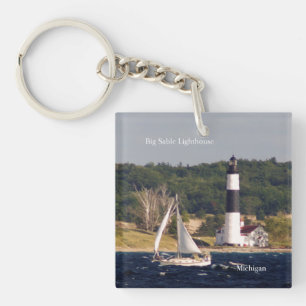 Porte-clefs Phare de Big Sable de porte - clé d'eau