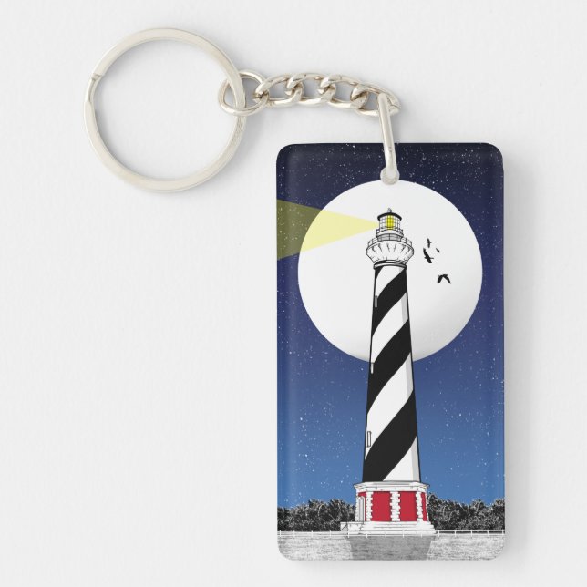 Porte-clefs Phare de Cape Hatteras BUXTON (Devant)