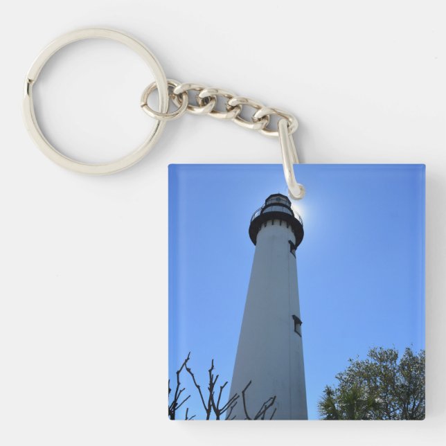 Porte-clefs Phare de l'île Saint-Simons (Devant)