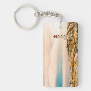 Porte-clefs Phare de Nouvelle-Écosse stylisé
