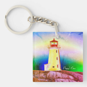 Porte-clefs Phare de Peggy's Cove halifax Nouvelle-Écosse Cana