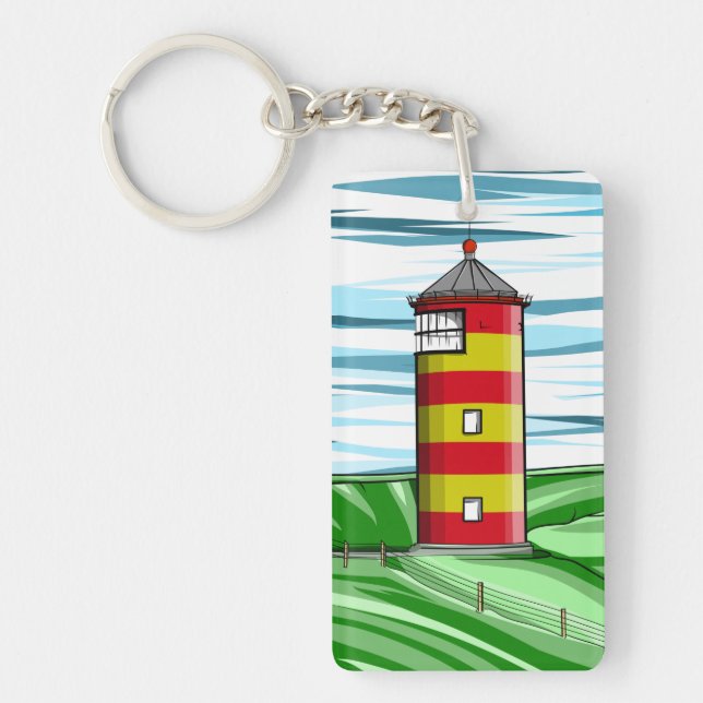 Porte-clefs Phare de Pilsum Lighthouse (Devant)