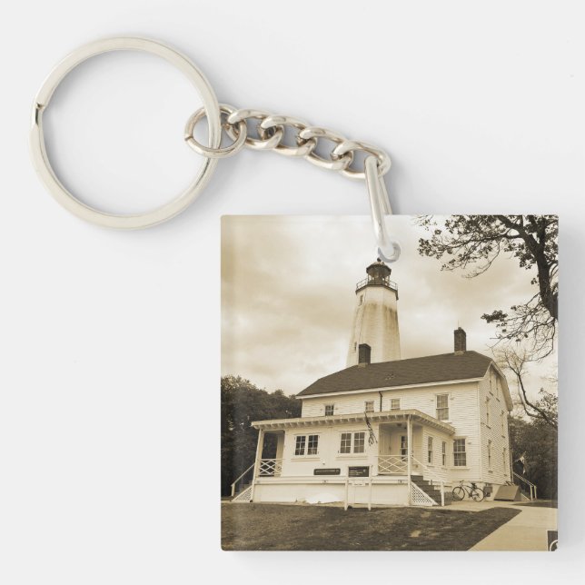 Porte-clefs Phare de Sandy Hook (Devant)