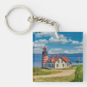 Porte-clefs Phare de West Quoddy Head, Lubec, Maine