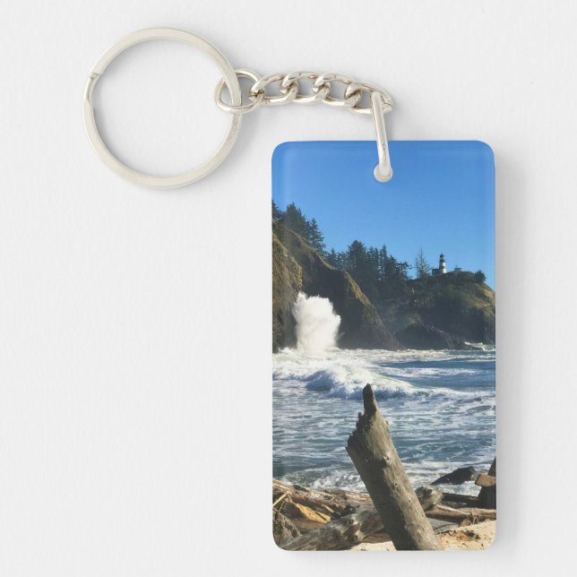 Porte-clefs Phare du Cape Disappointment, Washington (Devant)
