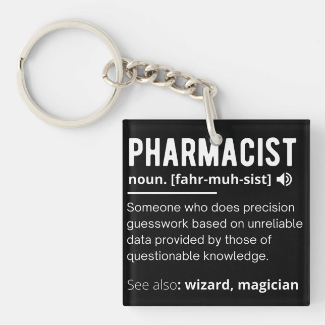Porte-clefs pharmacien (Devant)