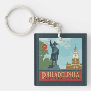 Porte-clefs Philadelphie, PA   Indépendance