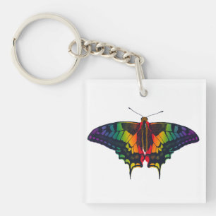 Porte-clefs Philadelphie Rainbow Pride Flag Swallowtail