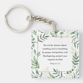 Porte-clefs Philippiens 4:6, Verse de la Bible