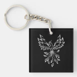 Porte-clefs Phoenix se lève sur le noir