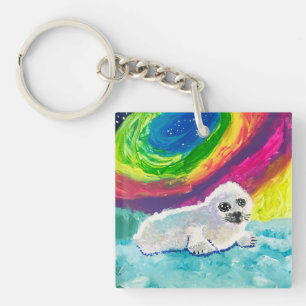 Porte-clefs Phoque bébé "Art by Kids"