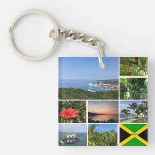 Porte-clefs Photo Collage de Jamaïque
