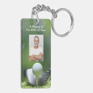 Porte-clefs Photo commémoratif golfeur parcours de golf golf