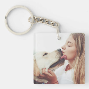 Porte-clefs Photo de baisers de chien