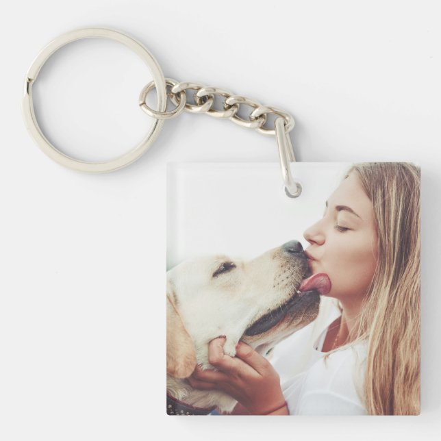 Porte-clefs Photo de baisers de chien  (Devant)