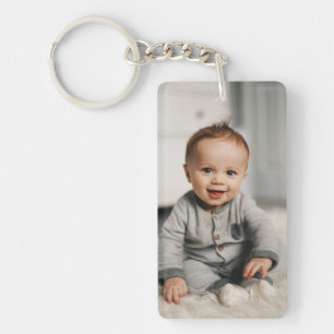 Porte-clefs Photo de bébé personnalisée première Fête des père
