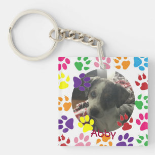 Porte-clefs Photo de compagnie personnalisée avec nom