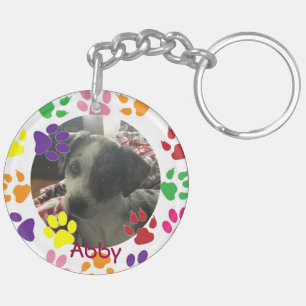 Porte-clefs Photo de compagnie personnalisée avec nom