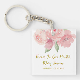 Porte-clefs Photo de funérailles commémoratives de Rose