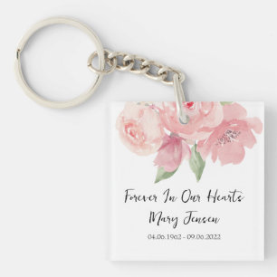 Porte-clefs Photo de funérailles commémoratives de Rose