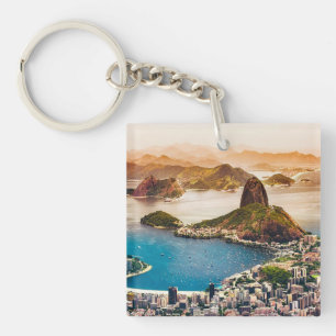 Porte-clefs Photo de la ville de Rio de Janeiro