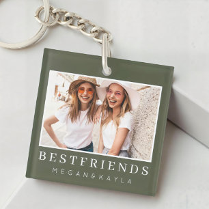 Porte-clefs Photo de Modern Chic Best Friends BFF