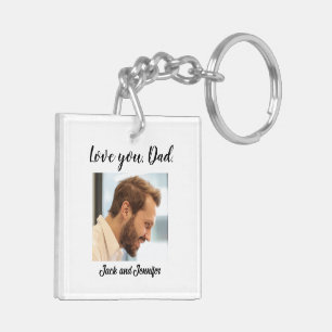 Porte-clefs Photo De Papa Dédiée Et Dédiée Retour