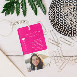 Porte-clefs Photo et devis<br><div class="desc">Ce porte - clé fait le gardien parfait pour votre diplômé ! Ajoutez votre choix de personnalisation. Modifiez la couleur de l'arrière - plan selon vos besoins et ajoutez votre photo préférée. Vous pouvez le customiser avec le nom du diplômé, le nom de l'école, l'année et un message personnalisé. Toutes...</div>
