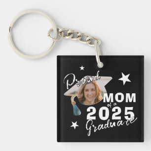 Porte-clefs Photo Fier Maman de 2025 Graduate