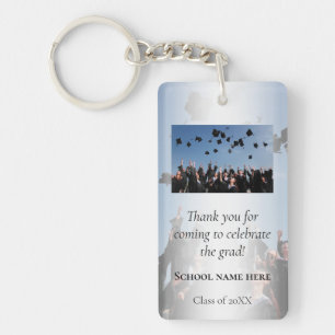 Porte-clefs Photo Graduation Merci Favor Cadeau