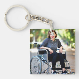 Porte-clefs Photo Handicapé Personnaliser Personnalisé