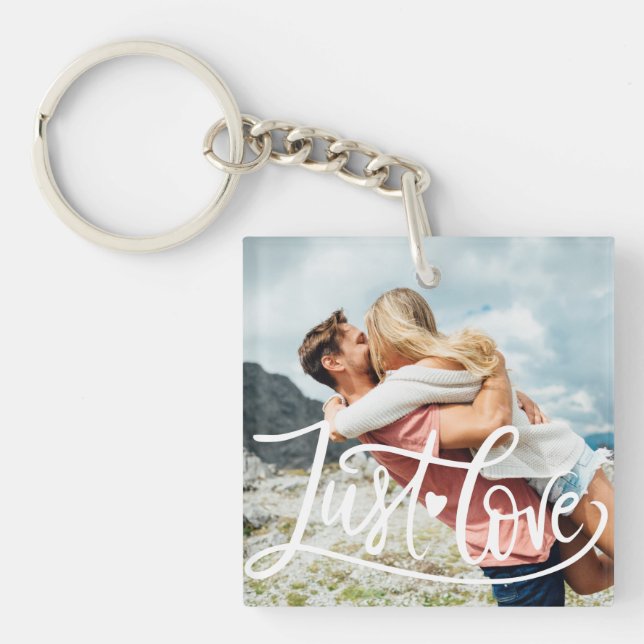 Porte-clefs Photo Just Love (Devant)