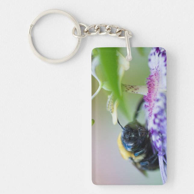 Porte-clefs Photo macro de Bumble Bee (Devant)